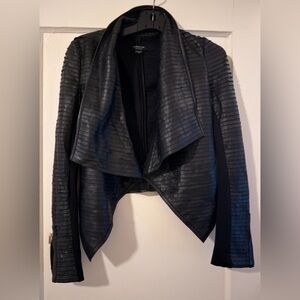 Marciano Black Leather Jacket for Women